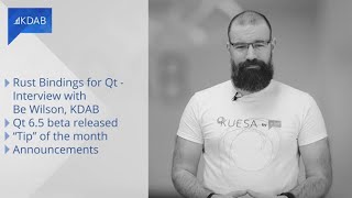 KDAB News 01/2023 - Interview about Cxx-Qt; Qt 6.5 Beta released; QVarLengthArray and more