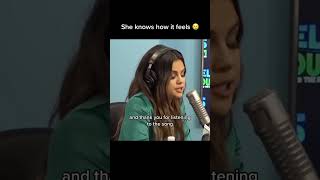 Selena reacts to fan saying she got cheated on #selena #sad #interview #radio #heartbreak #love