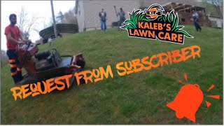 Special Request From A Subscriber / Mowing Large Properties