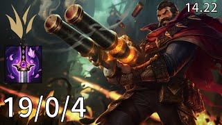 Graves Jungle vs Elise- EUW Master | Patch 14.22