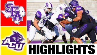 Stephen F. Austin vs Abilene Christian Highlights | College Football Week 12 | 2022 College Football