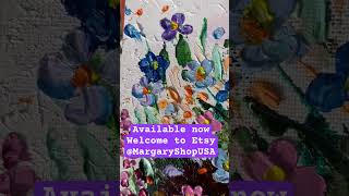 #floralart #flowerpainting #margaryshopusa #beautiful #painting #art #canvasart