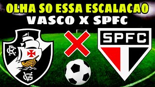 O TÉCNICO RAFAEL PAIVA SURPREENDE COM A ESCALAÇÃO DO VASCO X SÃO PAULO