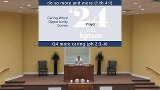 Kingsport Church of Christ - Sunday Morning Class/Worship- 8/25/24