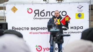 Митинг"За возврат прямых выборов мэра г.Челябинска!". В.Московец   17.02.2019