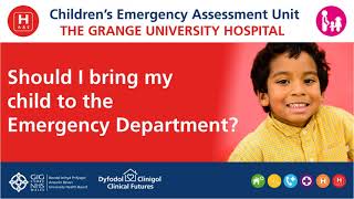 Should I bring my child to the Emergency Department?