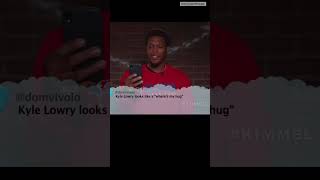 Kyle Lowry Reads A Mean Tweet #nba  #basketball