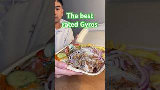 The best rated Gyros! #shorts #foodreview #greekfood