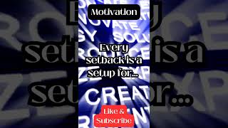 Did you know every "SetBack" is the beginning of a "ComeBack" Comment 👇 #setback #comeback #motivate