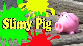 Learn Colors With Slime | Slimy Pig |Video for kids | SLIME | The Slime King