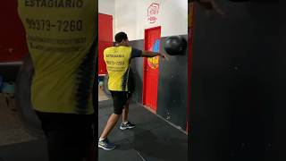 Exercício para atleta arremesso explosivo unilateral na parede com med. ball #feedshorts