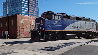 Amtrak/Piedmont #74 enters its yard track on February 21th 2021 at 2:06pm today on a Sunny Day! 😁