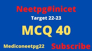 Neetpg22# inicet# mcq#image# all subjects#high yield# mediconeetpg22