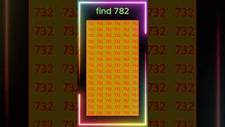 find 782 #shorts