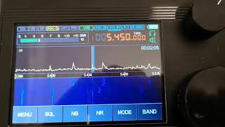 Malakhit receiver short wave Volmet usb 5450 & 5505 KHz