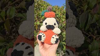 HAPPY FALL! #handmade #fall #autumn #october #animals #crochet #amigurumi #pumpkin #dog #pug