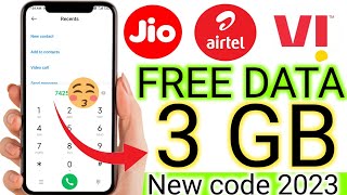 Airtel free data 3GB || 2023 Trick