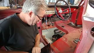 70 Ford F100 d/s floor fitted so now its starting to come together.