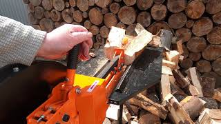 Rapid Fire Electric Kinetic Log Splitter - Fast Fire 6 Ton Splitting