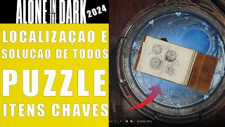 ALONE IN THE DARK 2024 LOCALIZAÇAO dos itens CHAVES  e  SOLUÇAO dos PUZZLE DO TALISMA