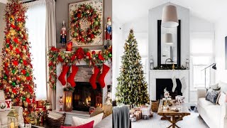 🎄100 CHRISTMAS LIVING ROOM DECORATION IDEAS 2024 - CHRISTMAS INTERIOR HOME DECORATING IDEAS🎄