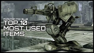 HAWKEN (PS4) : Top 10 Most Used Items