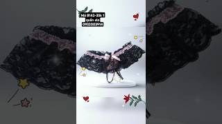 Quần lót lọt khe xẻ đáy ngọc trai mã 8142| 35k 1 cái alo 0932003014 #heesushop #lotkhe #thongs #lace