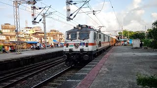 Deadly 130 Kmph SHRILL Pierce !!! BRC WAP7 AUGUST KRANTI RAJDHANI Tears Saphale