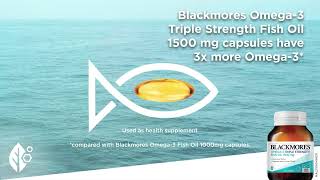 Blackmores Omega-3 Triple Strength Fish Oil 1500mg