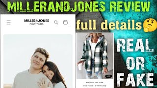 millerandjones com reviews | Miller and Jones clothing legit or scam | millerandjones.com