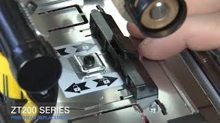 ZT230 Printer Head Replace