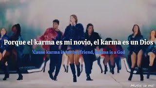 Karma- Taylor Swift | The Eras Tour Film (Traducción español) (Español-lnglés)