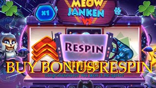 ♦️🎴♦️ ACHAT du BONUS RESPIN ♦️🎴♦️ Machine à sous : MEOW VS JANKEN ♦️🎴♦️