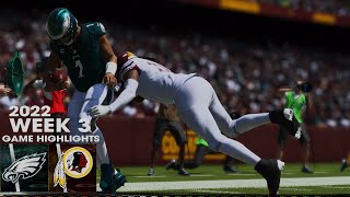 Philadelphia Eagles vs. Washington Commanders | Week 3 Game highlights | M23