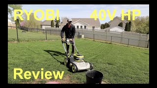 Ryobi 40V HP Battery Powered Lawn Equipment  REVIEW