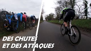 DES CHUTES ET DES ATTAQUES // course cycliste de St-Vigor-le-grand