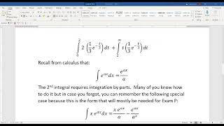 Actuarial SOA Exam P Sample Question 44 (previously 46) Solution