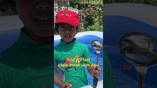 Sink & Float Experiment | #shorts | #kidslearning | #fundayfamily | #fundaykid | #apu