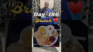 Day-186 My Healthy Brunch routine🥰 #aruvameesaikoduvaparva #vijayalakshmitulasi #weightloss #tasty