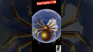 Giant Spider Part-7 On Google Earth 😱 #shorts #youtubeshorts #viralshort #spider #shortsfeed