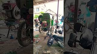 kesibukan saat bengkel padat garapan