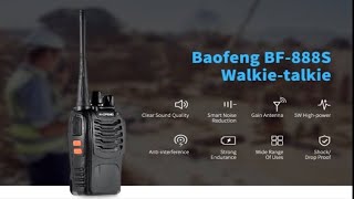 Baofeng BF-888S | Handheld Amateur Radio Walkie Talkie | 2 Way Radio Long Range | PTT Radio Device