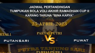 🔴Live Bola Voli Tumpukan tanjungsari Puwat vs Putansari