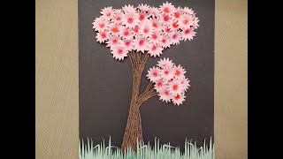 Pink flowers for hanging/ Lovely hanging flower/craft idea with flower