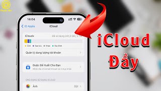 Cách khắc phục iCloud bị đầy