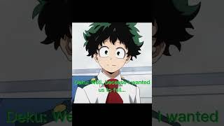 Deku has HAD it with Bakugou 😅 #mha #funny #deku #bakugou