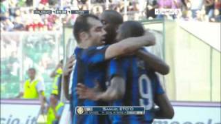 Serie A: Palermo 1-2 Inter Eto'o's First Goal (1-1)