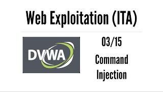 Web Exploitation con DVWA - 03 Command Injection (ITA)