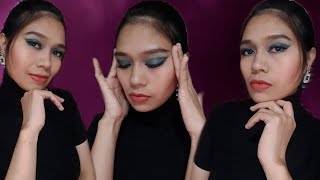 Green shimmer eyeshadow/ hazelmercado/beginner