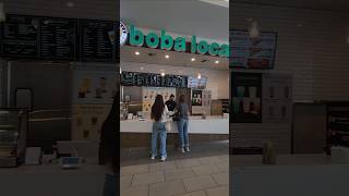 Loca for boba🤯#loca #crazy #boba #mall #foodcourt #tastetest #espresso #fyp #trending #aesthetic